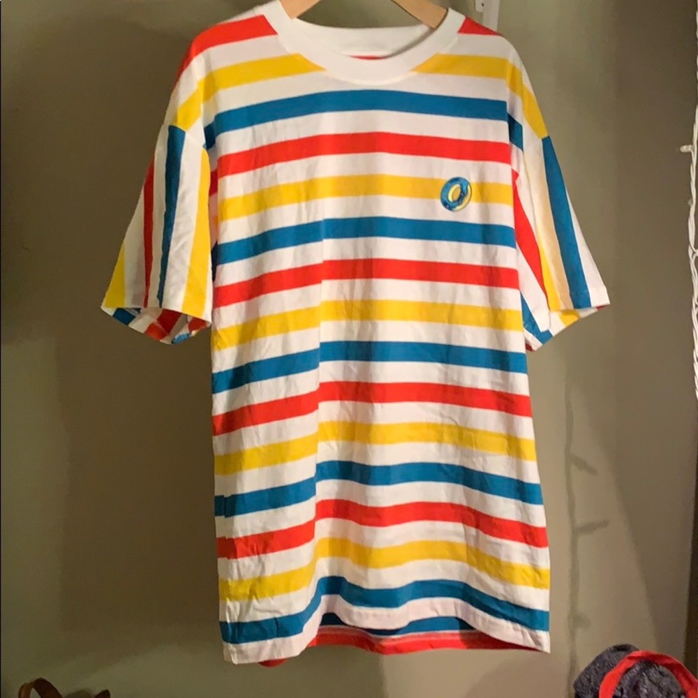 Oversized stripped shirt